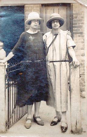 Gladys Brown (Right) and Friend